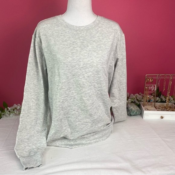 stars above Sweaters - Stars Above- Heather Grey Crewneck